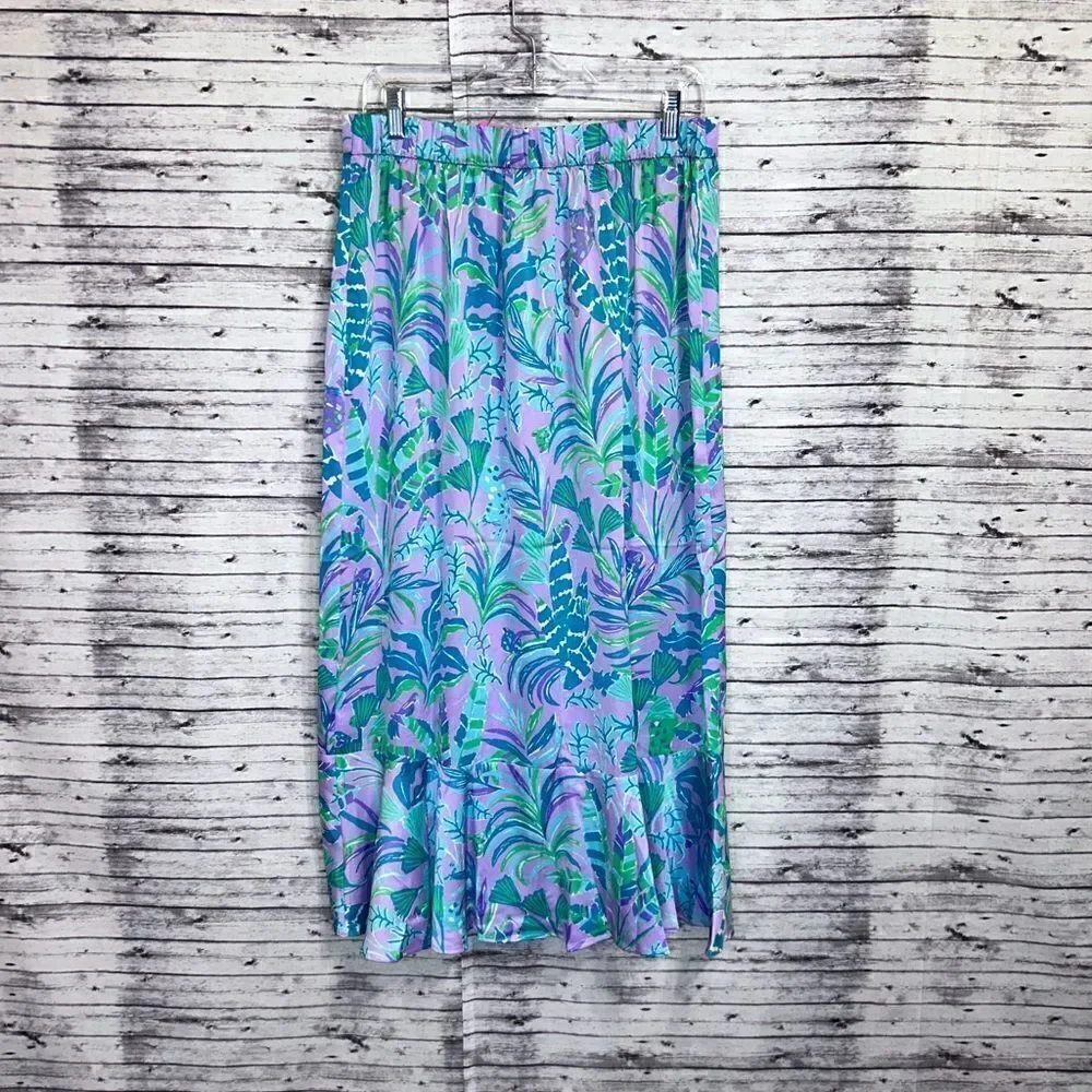 Lilly Pulitzer Britney Midi Skirt On The Chase